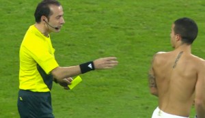 Removing Shirt Caution FI